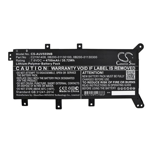 Asus F555LJ-XX118H Battery
