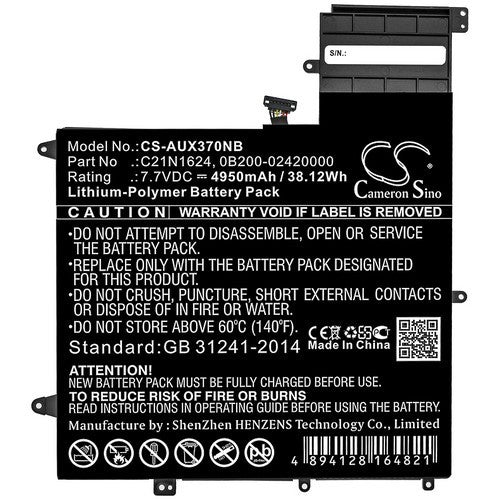 CS-AUX370NB Battery