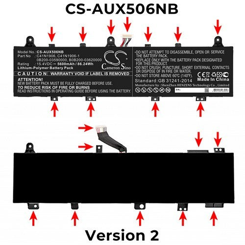 CS-AUX506NB Battery