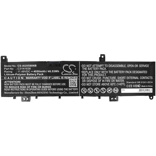 Asus X580VD-007 Battery