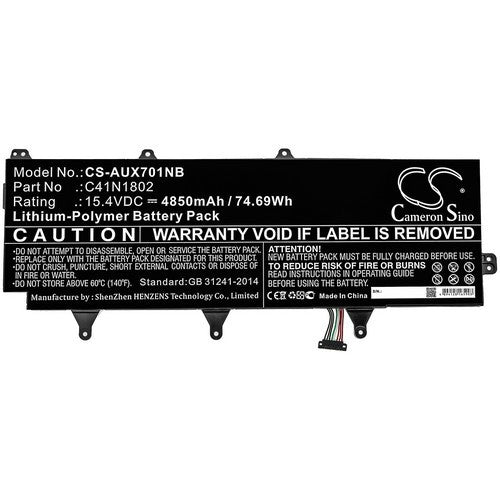 Asus ROG ZEPHYRUS S GX735GXR-EV031T Battery