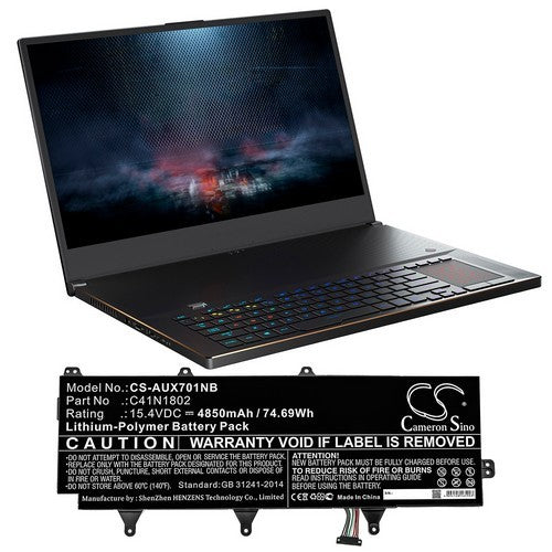 Asus ROG Zephyrus S GX701GXR-EV013R Battery