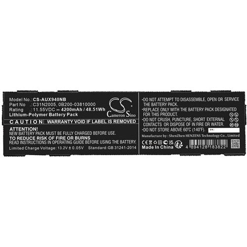 Asus Chromebook CX9 CX9400CEA-KC011 Battery