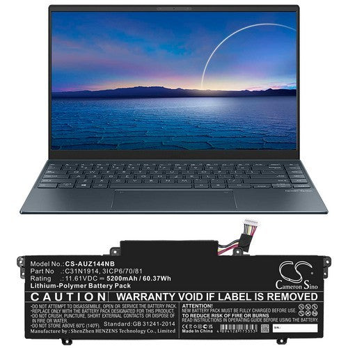 Asus ZenBook 14 UX435EG-APC1635T Battery