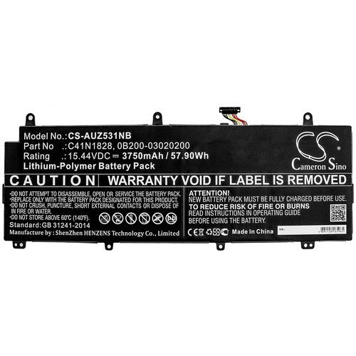 Asus GX531GXR Battery