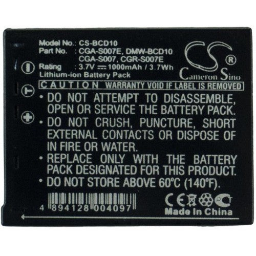 Panasonic Lumix DMC-TZ2EG-K Battery