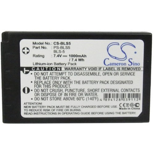 Olympus Stylus 1s Battery
