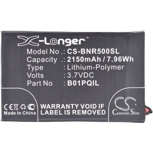 Barnes & Noble BNRV500 Battery