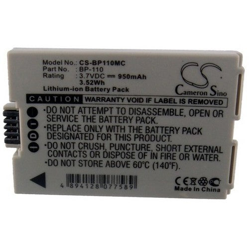 Canon Legria HF R26 Battery