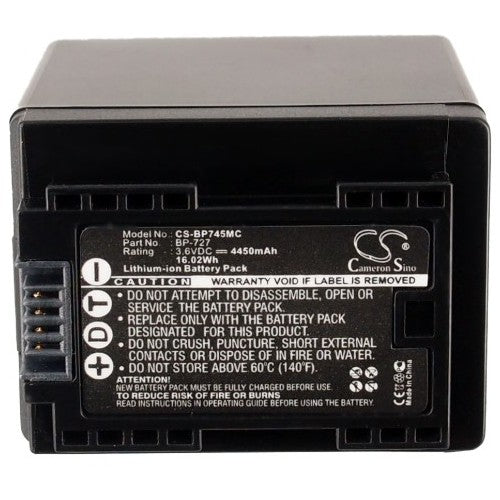 Canon LEGRIA HF R38 Battery