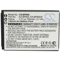 Samsung SH100 Battery