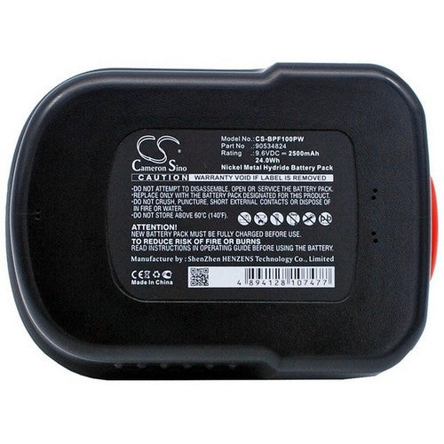Black & Decker BPT1048 Battery