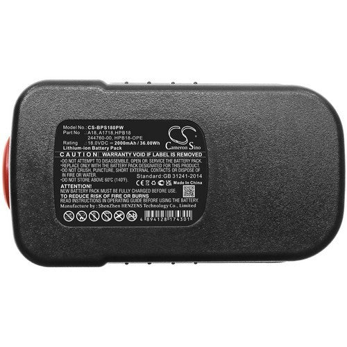 Firestorm FS18PS Battery