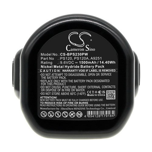 Black & Decker PS3350K Battery