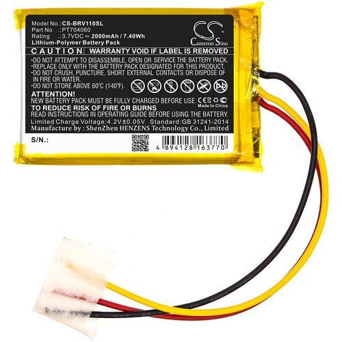 Braven PT704060 Battery