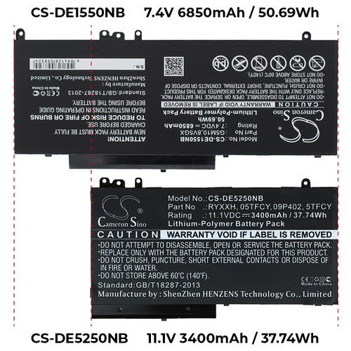 CS-DE1550NB Battery