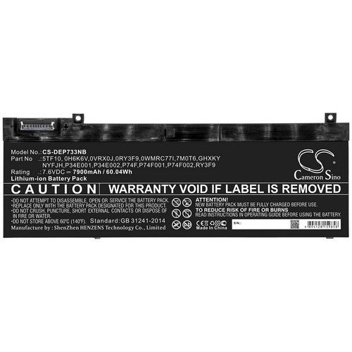 CS-DEP733NB Battery