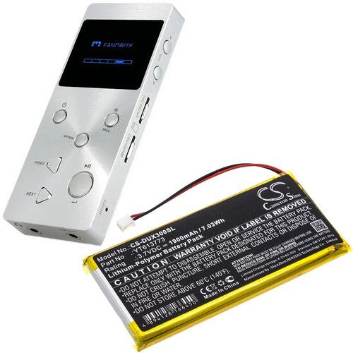 XDUOO YT613773 Battery