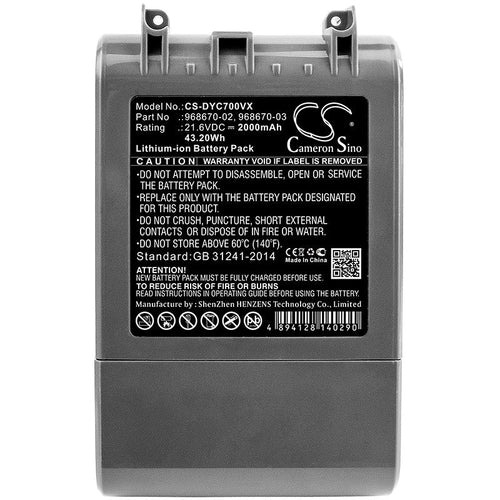 CS-DYC700VX Battery