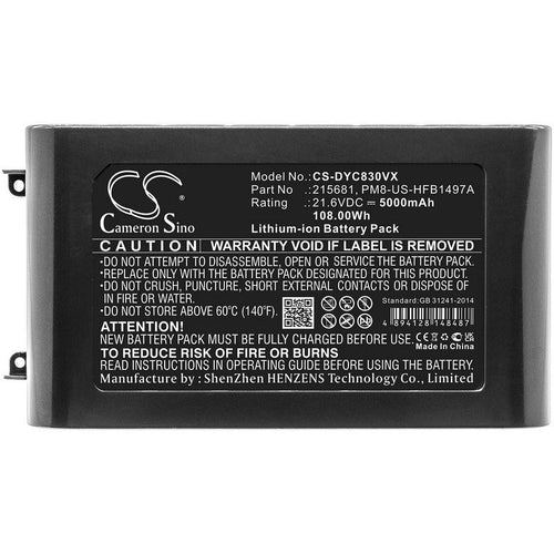 CS-DYC830VX Battery