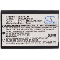 Sanyo Xacti VPC-E10 Battery