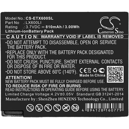 Eartec Hub Systems Battery