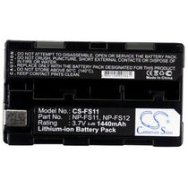Sony Cyber-shot DSC-F55V Battery