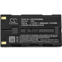 Fuji FSCS10A3-00Y Battery