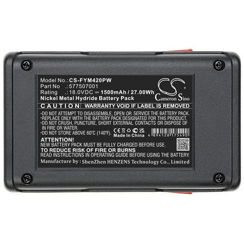 CS-FYM420PW Battery