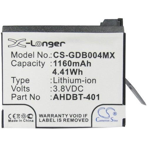 Gopro Hero 4 Black Battery