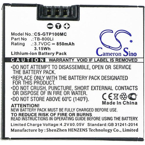CS-GTP100MC Battery