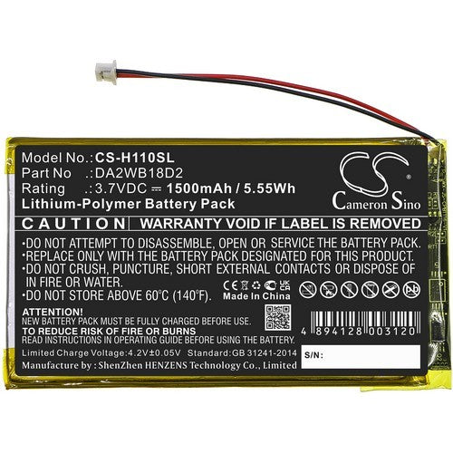 iRiver DA2WB18D2 Battery