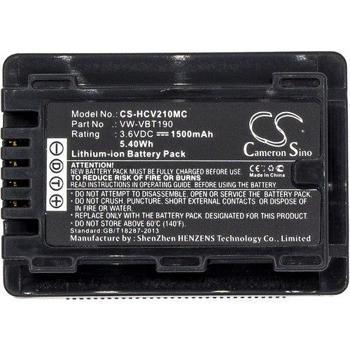 Panasonic HC-V720MGK Battery