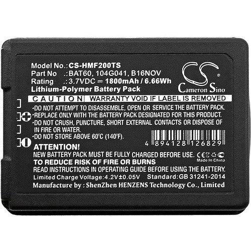 Clear-Com 16NOV Battery
