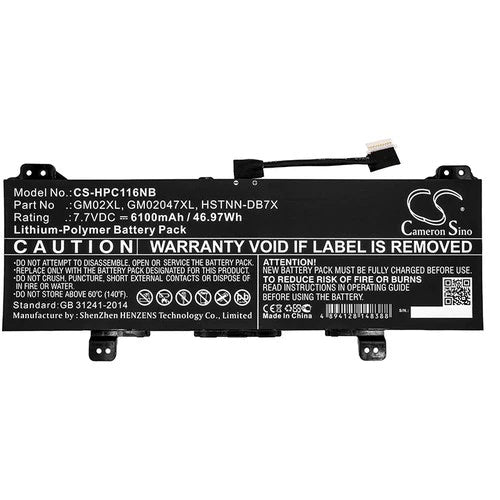 HP HSTNN-DB7X Battery