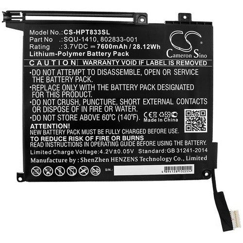 HP Pro Slate 10 EE G1(H9X01EA) Battery