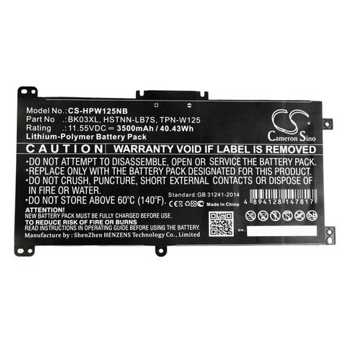 HP Pavilion X360 14-BA104NF Battery