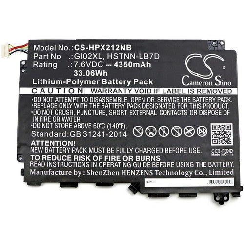 HP HSTNN-LB7D Battery