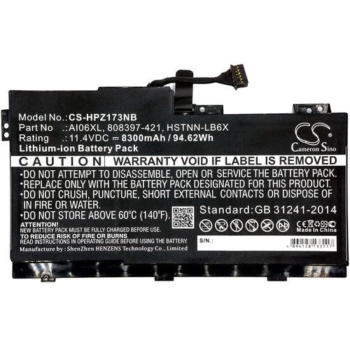 HP HSTNN-C86C Battery
