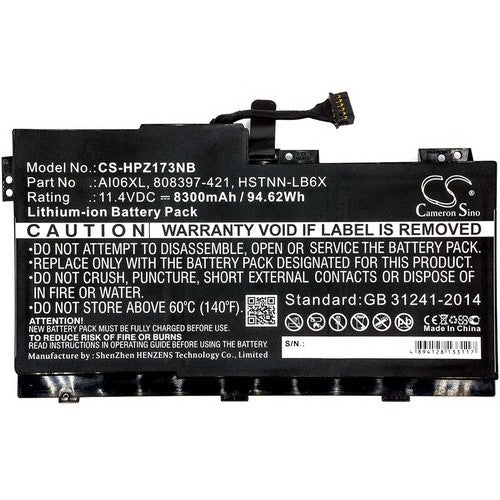 HP A106XL Battery