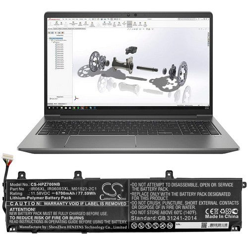 CS-HPZ700NB Battery