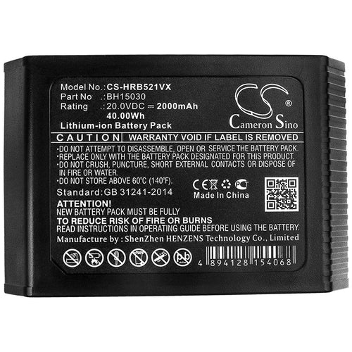 Hoover B07QD7PLFN Battery