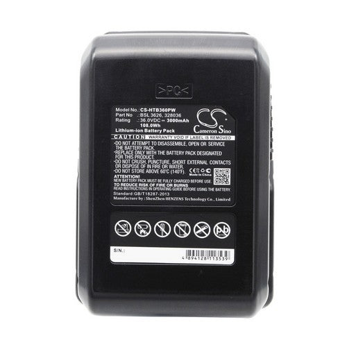 Hitachi DH 36DAL Battery