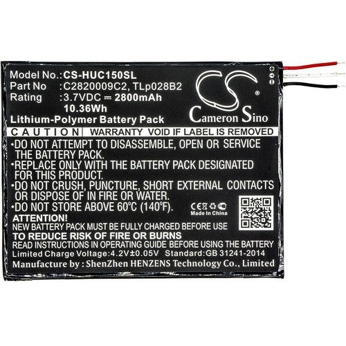 KURIO TLp028BD Battery