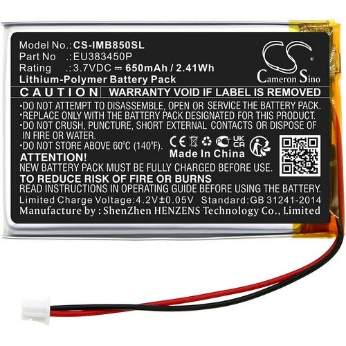 Ingenico EU383450P Battery