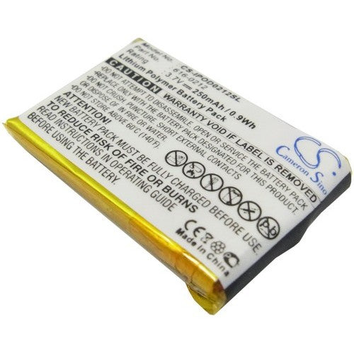 Apple iPOD Shuffle MB523LL/A Battery
