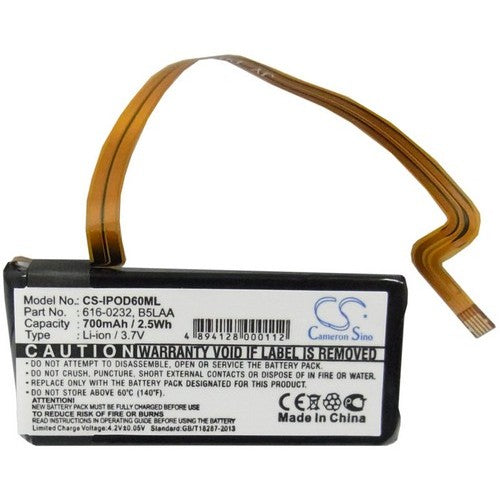 Apple iPOD Video MB565LL/A Battery