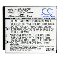Praktica Luxmedia 10-TS Battery