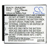 Praktica LM12-TS Battery