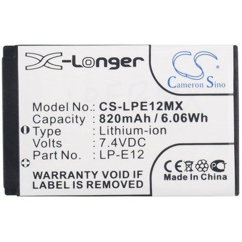 Canon Rebel SL1 Digital Battery